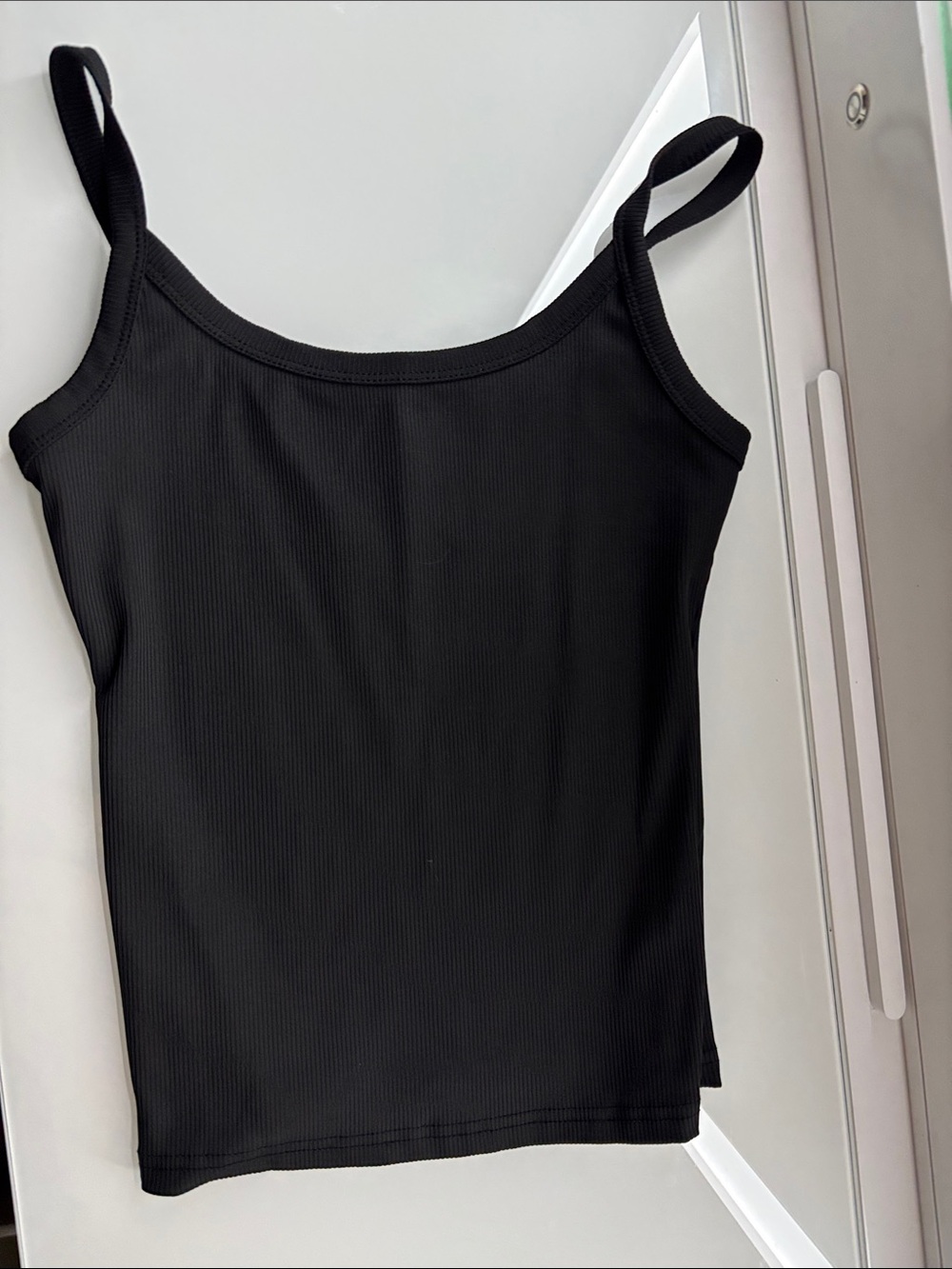 Black Ribbed Tank Top Like New